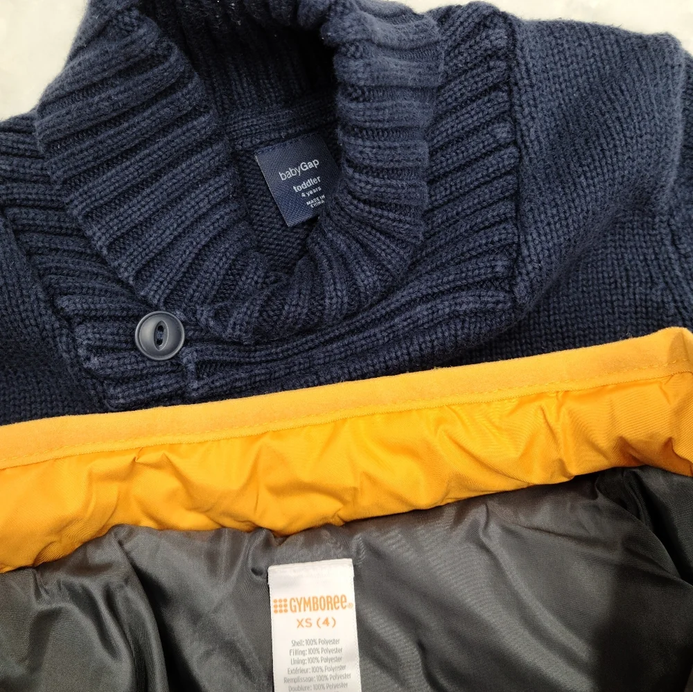 Gap/Gymboree boys' sweater and vest size 4